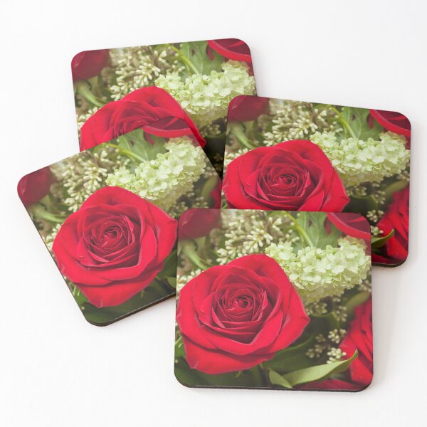 Item preview, Beautiful red rose in a bouquet of flowers designed and sold by BackyardProduct.