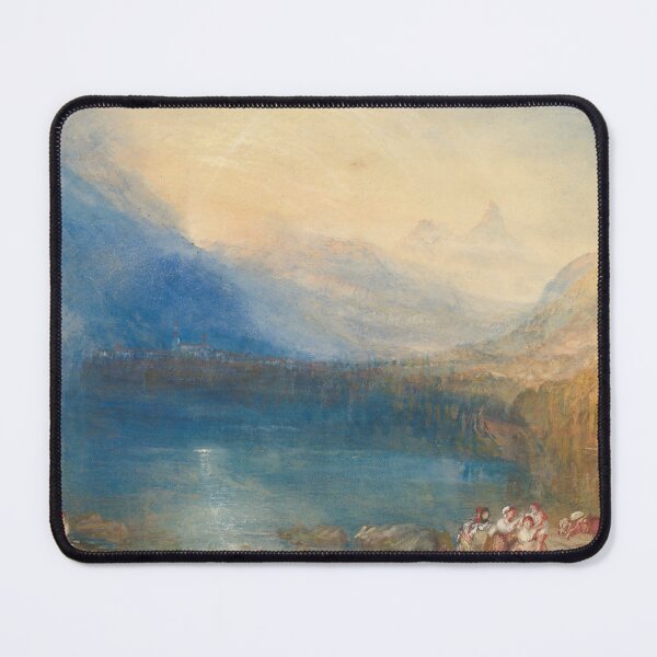 Item preview, Sunset painting, Sunset Artwork, The Lake of Zug designed and sold by danaJG.