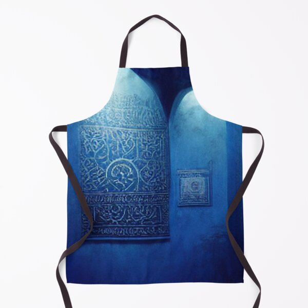 Item preview, blue mosaic and ancient Arab Islamic writing/ piece of art designed and sold by MaissaArt.