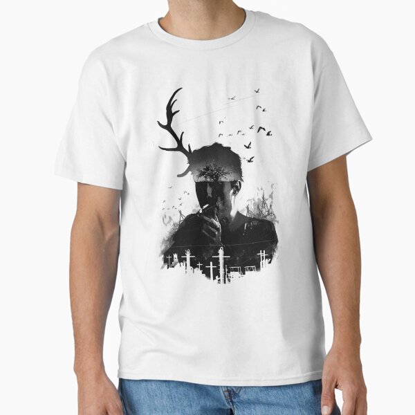 Vista previa del artículo con la obra «Rust Cohle - True Detective», diseñado y vendido por LellusFrank.