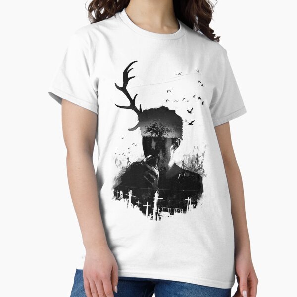Vista previa del artículo con la obra «Rust Cohle - True Detective», diseñado y vendido por LellusFrank.