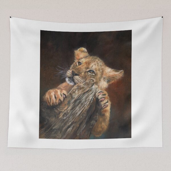 Item preview, Lion Cub, Old Tree Branch designed and sold by David Stribbling.
