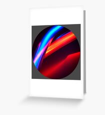 Neon Super Greeting Card
