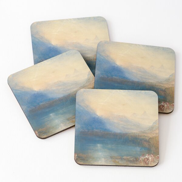Item preview, Sunset painting, Sunset Artwork, The Lake of Zug designed and sold by danaJG.
