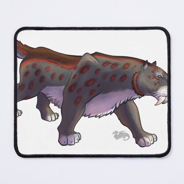 Item preview, Paleovember 2022, Smilodon designed and sold by DevinQuigleyArt.