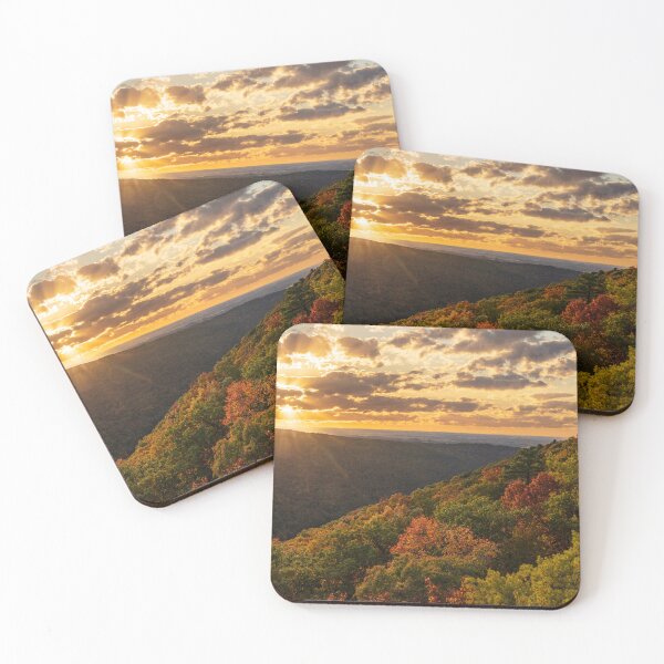 Item preview, Gorgeous sunset over Coopers Rock near Morgantown designed and sold by BackyardProduct.