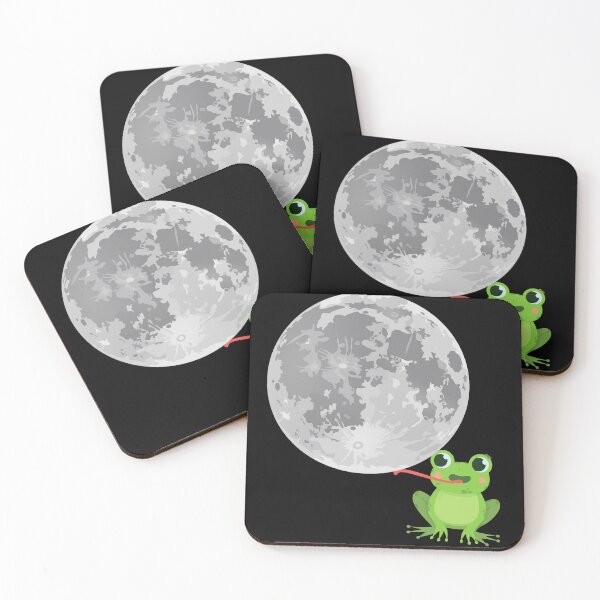 Item preview, Frog with the Full Moon designed and sold by SelenaJ.