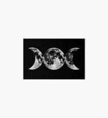 Triple Moon Goddess Symbol Art Board