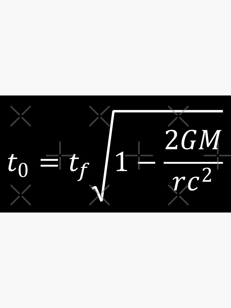 "Gravitational Time Dilation Of General Relativity" Poster for Sale by