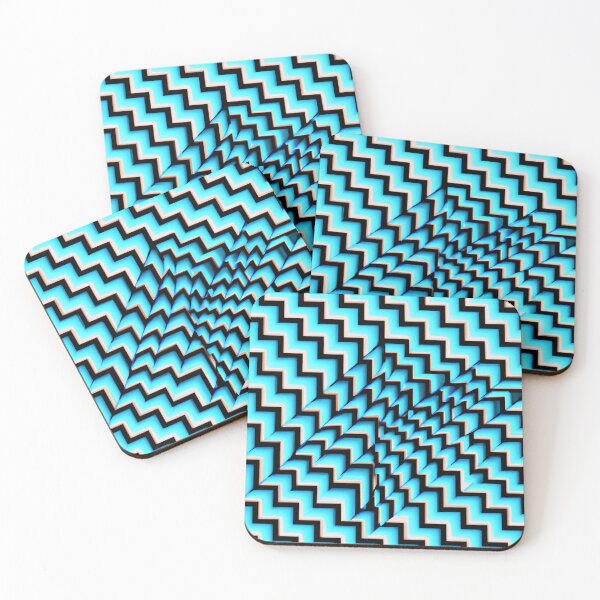 Artikelvorschau, Blue Optical Illusion Pattern entworfen und verkauft von Bakesales.