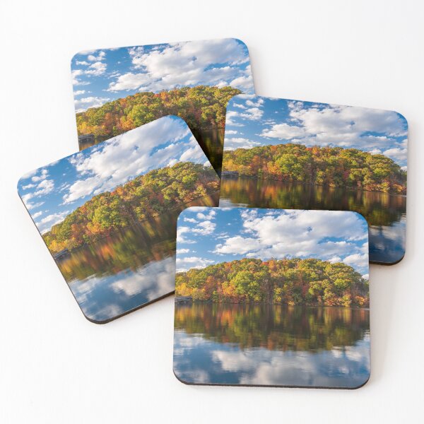 Item preview, Autumn colors over Cheat Lake near Morgantown West Virginia designed and sold by BackyardProduct.