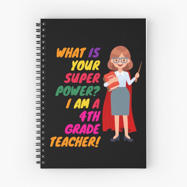 Item preview, Superhero Fourth Grade Teacher  designed and sold by superteachers.
