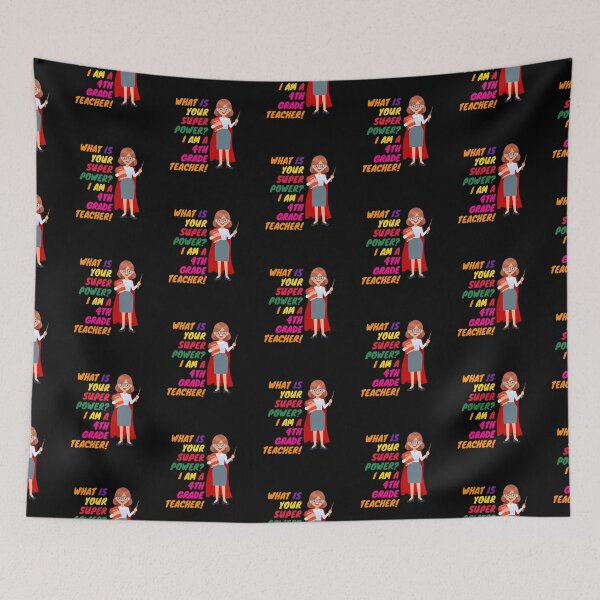 Item preview, Superhero Fourth Grade Teacher  designed and sold by superteachers.