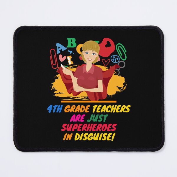 Item preview, 4th Grade Teacher Superhero designed and sold by superteachers.