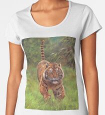 Tiger Charge Women's Premium T-Shirt