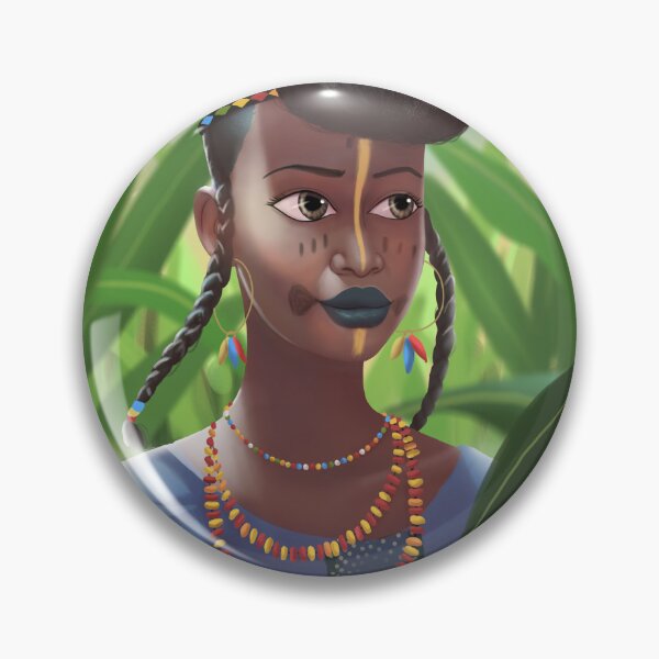 Item preview, fulani girl designed and sold by bamanimax.
