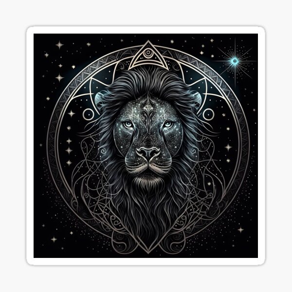 Zodiac Sign Leo (July 23 and August 22) Sticker