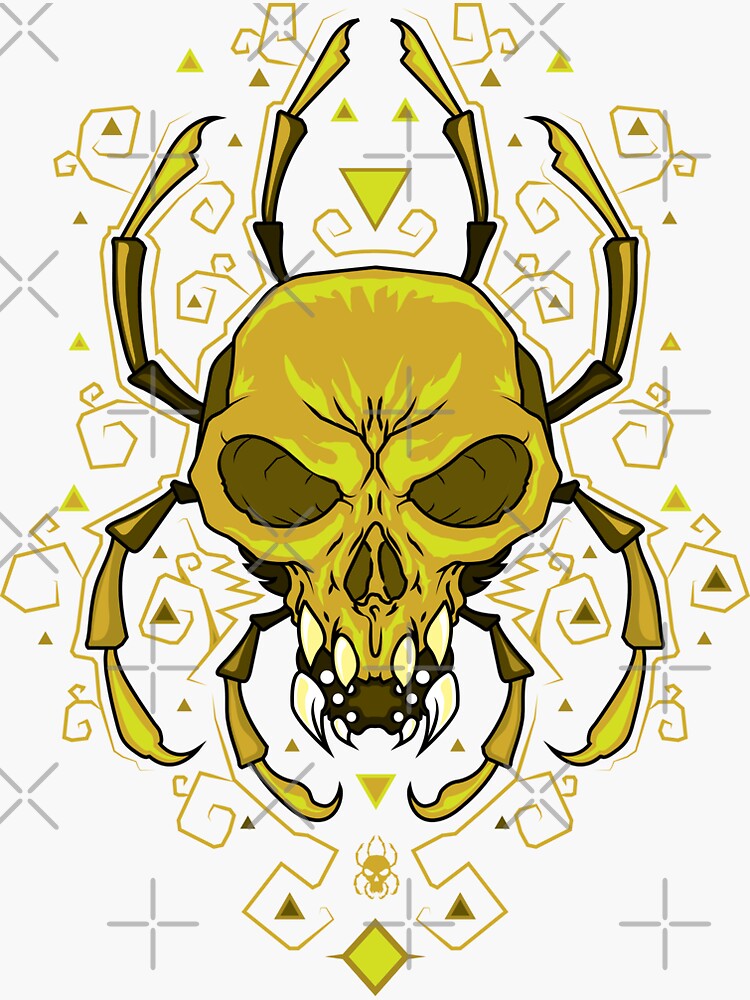 "Golden Skulltula" Sticker for Sale by ArelArts Redbubble