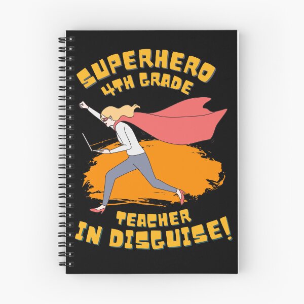 Item preview, 4th Grade Teacher Superhero designed and sold by superteachers.