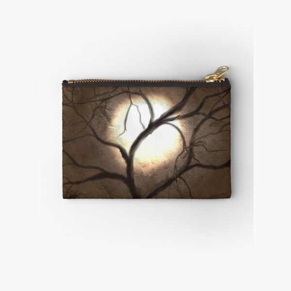 Item preview, Night owl on tree branch on a spooky night with luminous moon designed and sold by Jane Domenech.