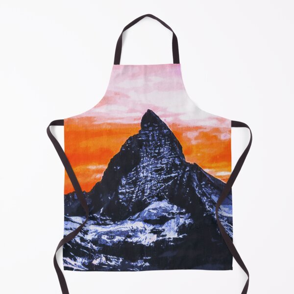 Item preview, Matterhorn Mountain Switzerland Zermatt, European Swiss Alps Mountains, Winter Matterhorn Landscape Oil Paint, Switzerland Highest Peak designed and sold by Paintcorner.