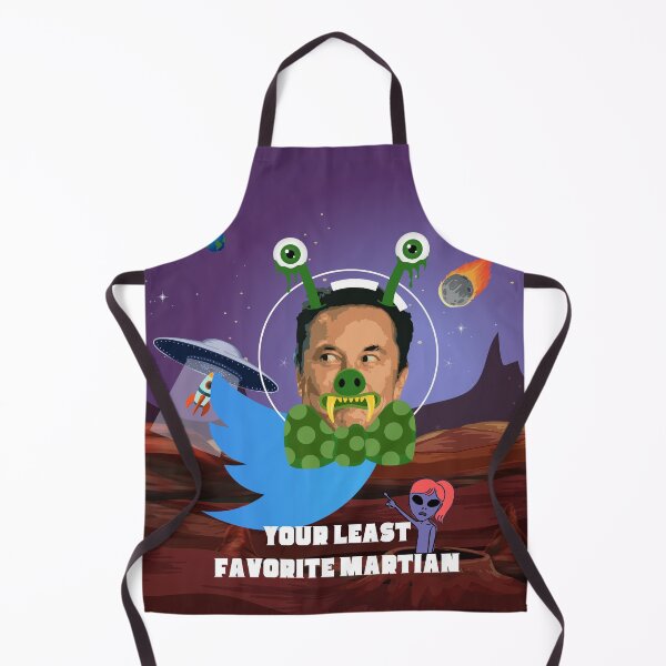 Item preview, Funny "Your Least Favorite Martian" Elon Alien Parody designed and sold by Write-to-Rebel.