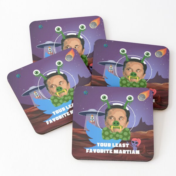 Item preview, Funny "Your Least Favorite Martian" Elon Alien Parody designed and sold by Write-to-Rebel.