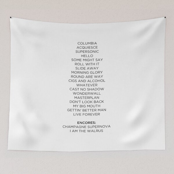 Item preview, Knebworth setlist  designed and sold by Blevins22.