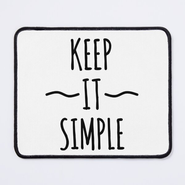 Item preview, Keep it Simple : Minimalist quote, Motivation, Well Being designed and sold by EnzoVectorism.
