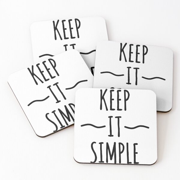 Item preview, Keep it Simple : Minimalist quote, Motivation, Well Being designed and sold by EnzoVectorism.