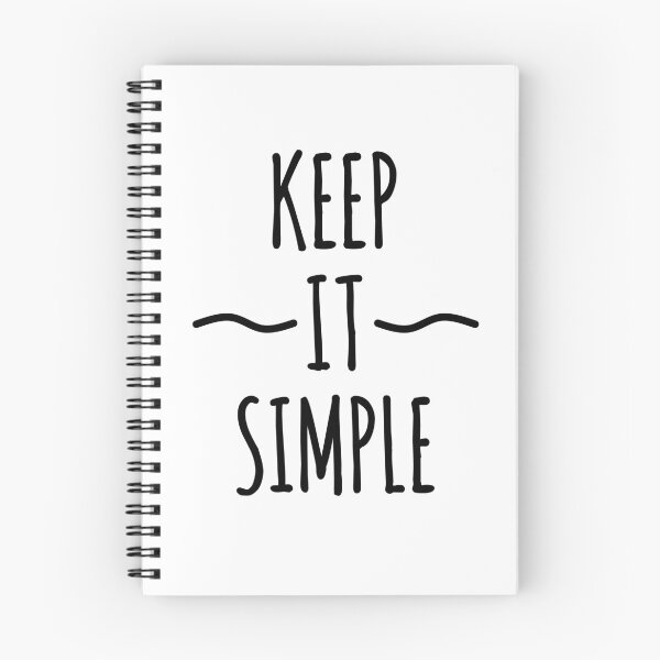 Item preview, Keep it Simple : Minimalist quote, Motivation, Well Being designed and sold by EnzoVectorism.