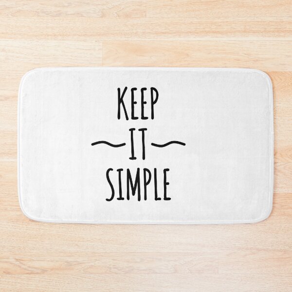 Item preview, Keep it Simple : Minimalist quote, Motivation, Well Being designed and sold by EnzoVectorism.