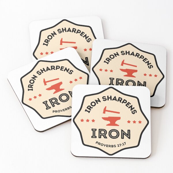 Item preview, Iron Sharpens Iron - Bible inspiration from Proverbs 27:17 designed and sold by God's Word.