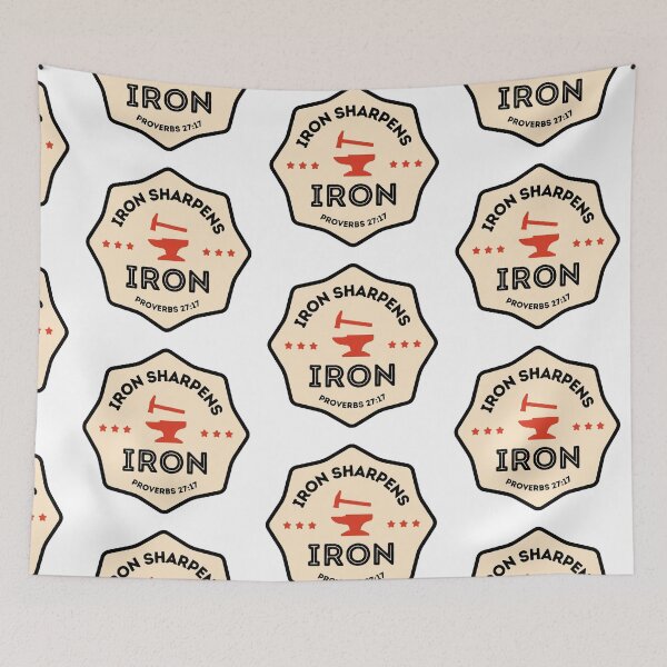 Item preview, Iron Sharpens Iron - Bible inspiration from Proverbs 27:17 designed and sold by God's Word.