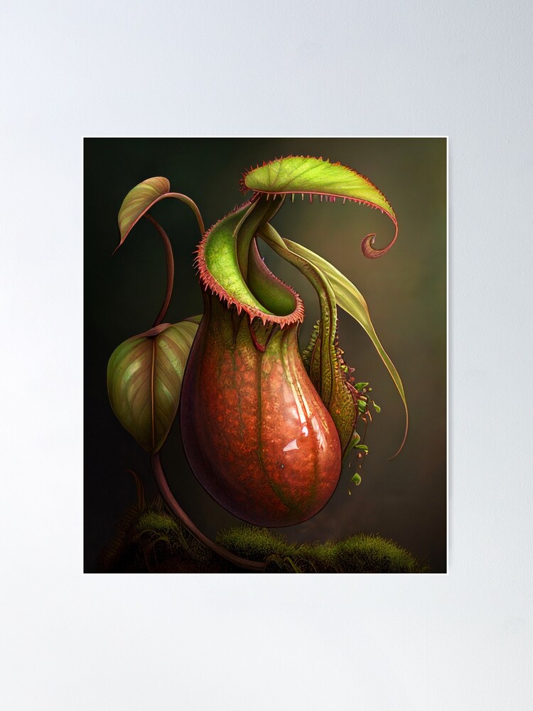 Little Pitcher - Cute Pun - Pitcher Plant Poster for Sale by  AlleghenyDesign
