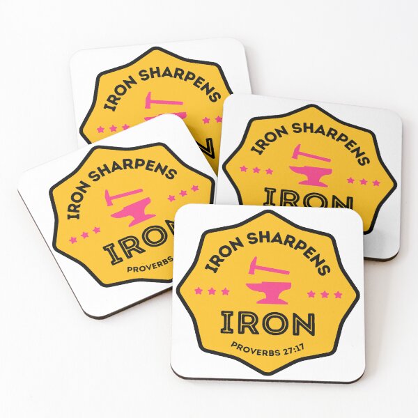 Item preview, Iron Sharpens Iron - Bible inspiration from Proverbs 27:17 designed and sold by God's Word.