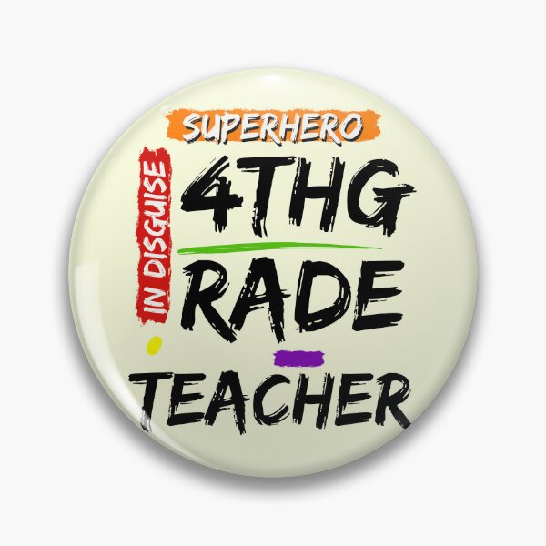 Item preview, Superhero 4th Grade Teacher Appreciation designed and sold by superteachers.