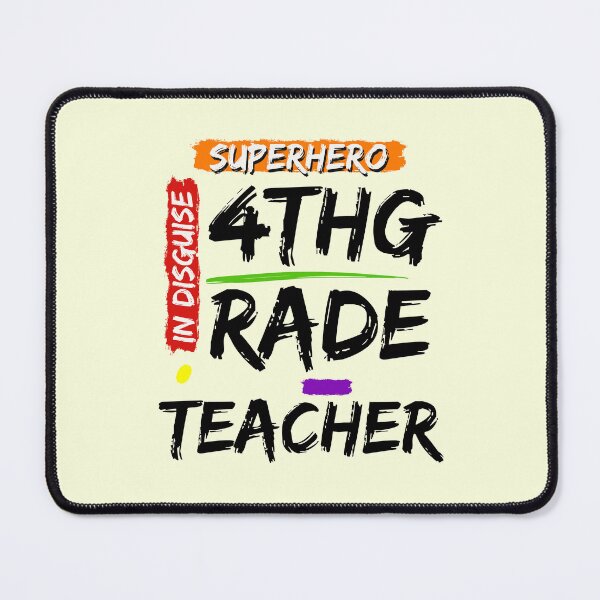 Item preview, Superhero 4th Grade Teacher Appreciation designed and sold by superteachers.