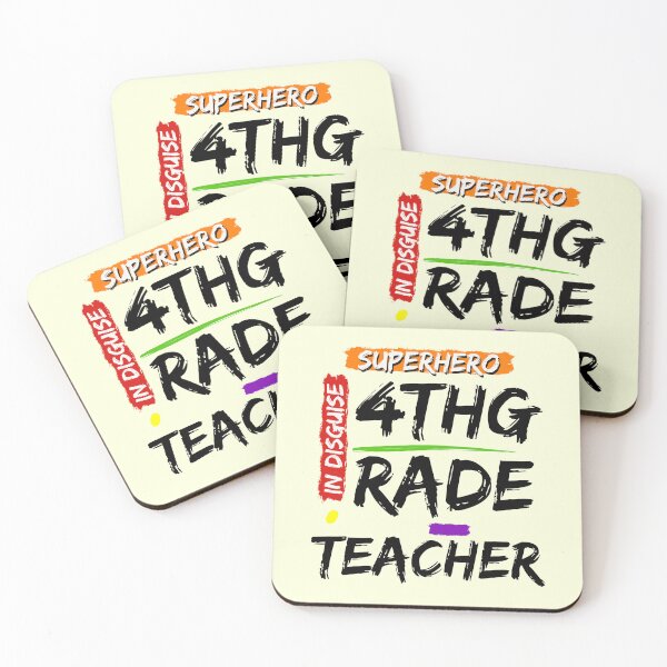 Item preview, Superhero 4th Grade Teacher Appreciation designed and sold by superteachers.