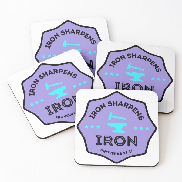 Item preview, Iron Sharpens Iron - Bible inspiration from Proverbs 27:17 designed and sold by God's Word.