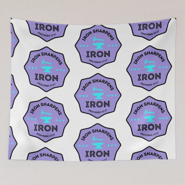 Item preview, Iron Sharpens Iron - Bible inspiration from Proverbs 27:17 designed and sold by God's Word.