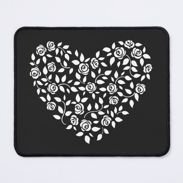 Item preview, A heart made of white roses designed and sold by Tasha-design.