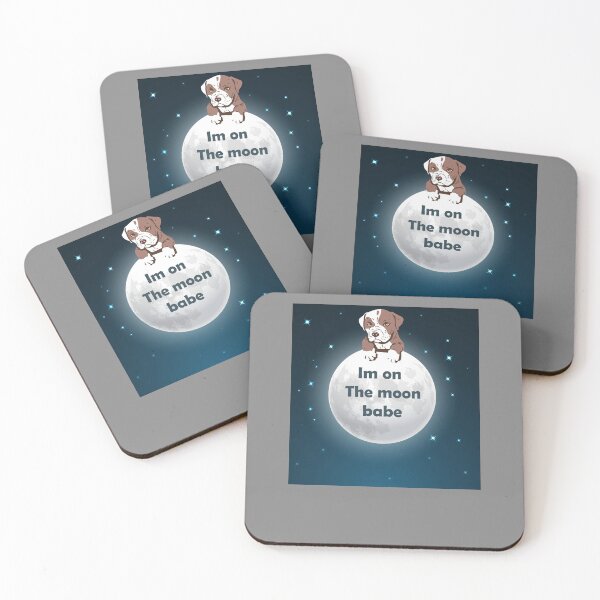 Item preview, dog on the moon  designed and sold by Designer Forever ⭐⭐⭐⭐⭐.
