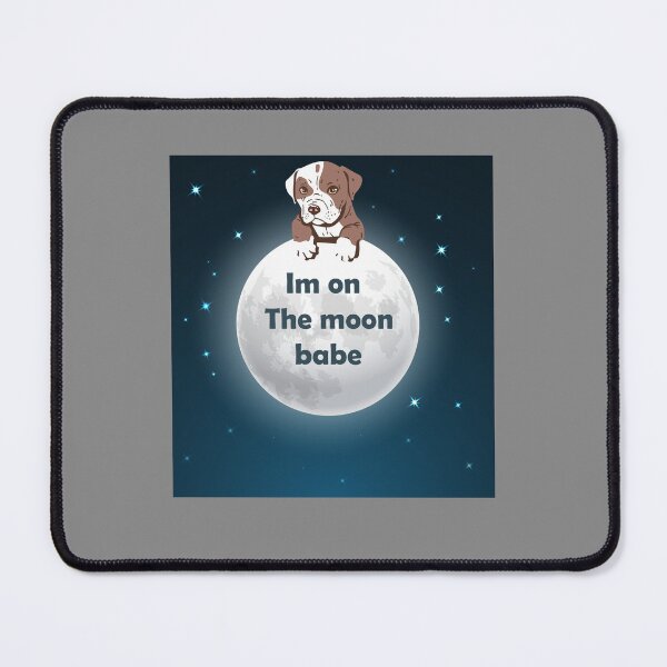 Item preview, dog on the moon  designed and sold by Designer Forever ⭐⭐⭐⭐⭐.