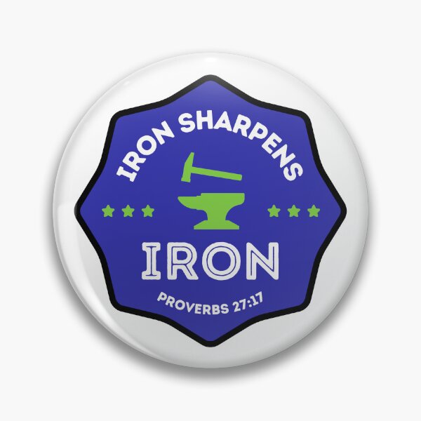 Item preview, Iron Sharpens Iron - Bible inspiration from Proverbs 27:17 designed and sold by God's Word.