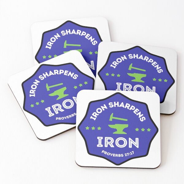 Item preview, Iron Sharpens Iron - Bible inspiration from Proverbs 27:17 designed and sold by God's Word.