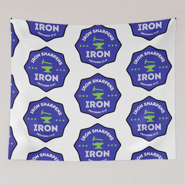 Item preview, Iron Sharpens Iron - Bible inspiration from Proverbs 27:17 designed and sold by God's Word.