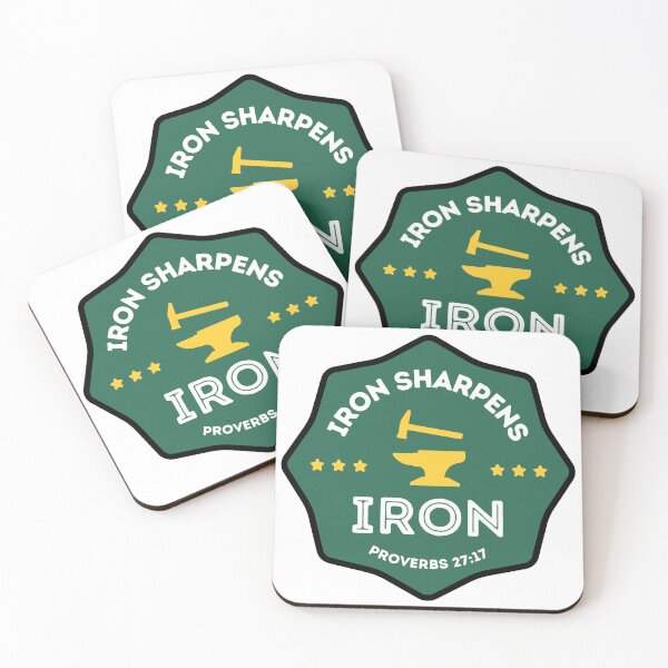 Item preview, Iron Sharpens Iron - Bible inspiration from Proverbs 27:17 designed and sold by God's Word.