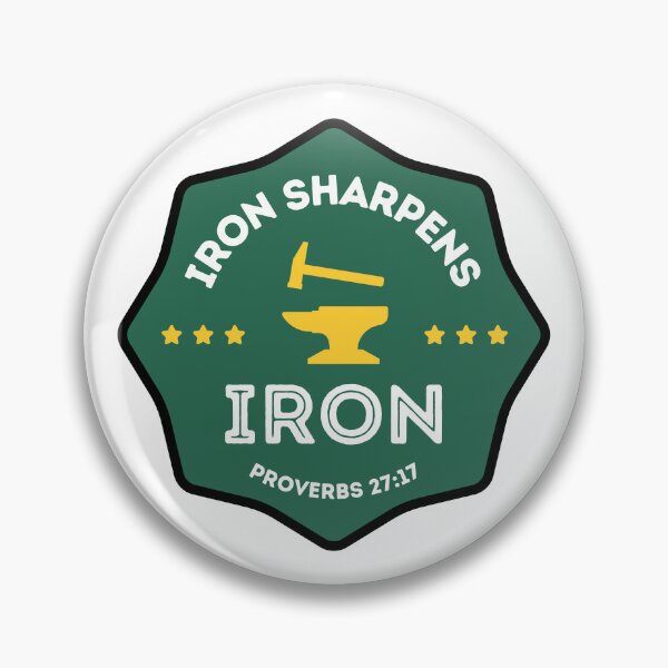 Item preview, Iron Sharpens Iron - Bible inspiration from Proverbs 27:17 designed and sold by God's Word.