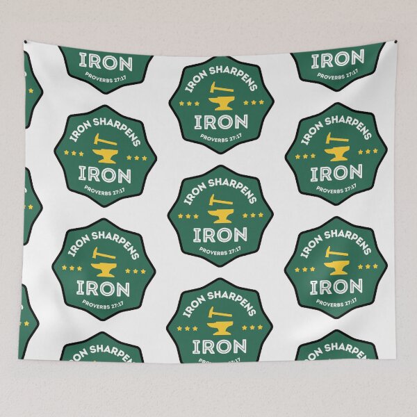 Item preview, Iron Sharpens Iron - Bible inspiration from Proverbs 27:17 designed and sold by God's Word.